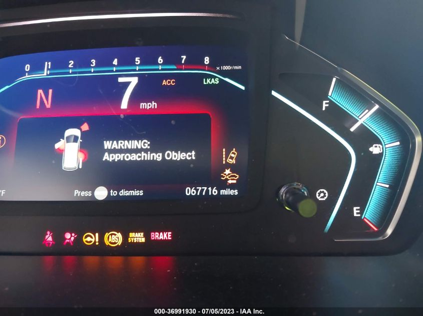 2018 HONDA ODYSSEY TOURING - 5FNRL6H84JB007872