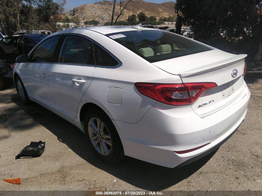 2016 HYUNDAI SONATA 2.4L SE - 5NPE24AF9GH274479