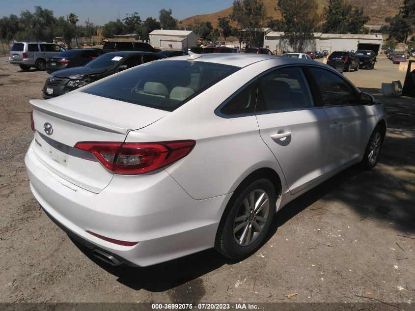 2016 HYUNDAI SONATA 2.4L SE - 5NPE24AF9GH274479