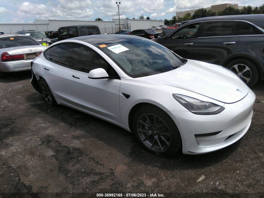 2021 TESLA MODEL 3 STANDARD RANGE PLUS - 5YJ3E1EAXMF062289