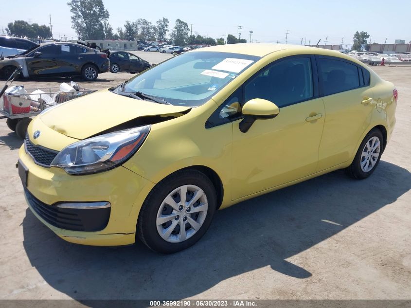 2016 KIA RIO LX - KNADM4A37G6625229