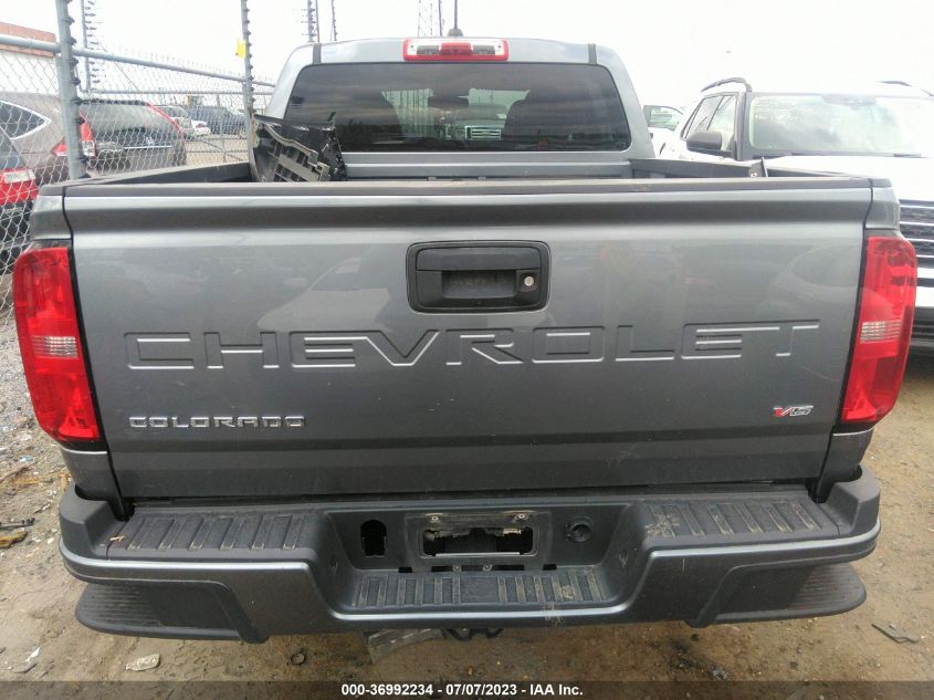 2021 CHEVROLET COLORADO LT - 1GCGSCENXM1210104