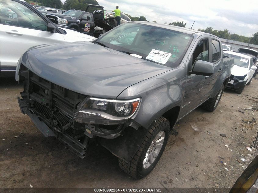 2021 CHEVROLET COLORADO LT - 1GCGSCENXM1210104