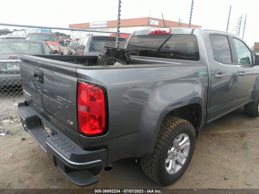 2021 CHEVROLET COLORADO LT - 1GCGSCENXM1210104