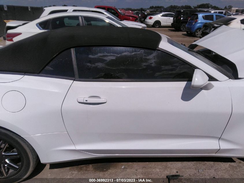 2019 CHEVROLET CAMARO 1LT - 1G1FB3DS3K0120176