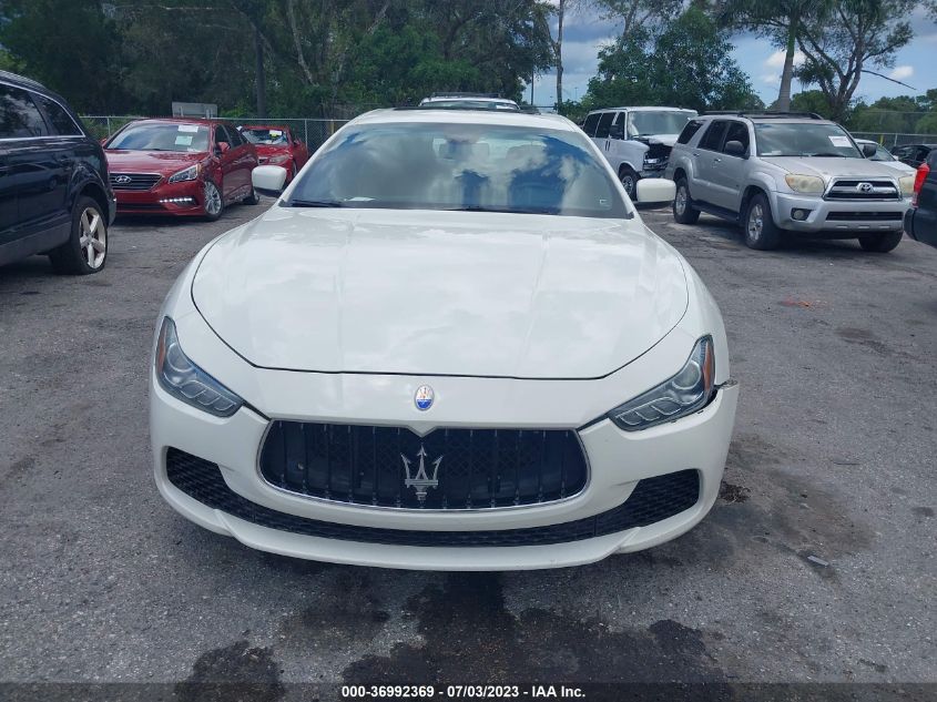 2014 MASERATI GHIBLI ZAM57XSA9E1086468