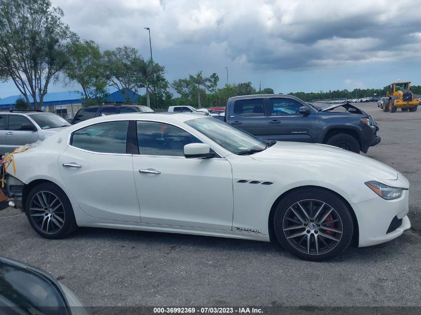 2014 MASERATI GHIBLI ZAM57XSA9E1086468