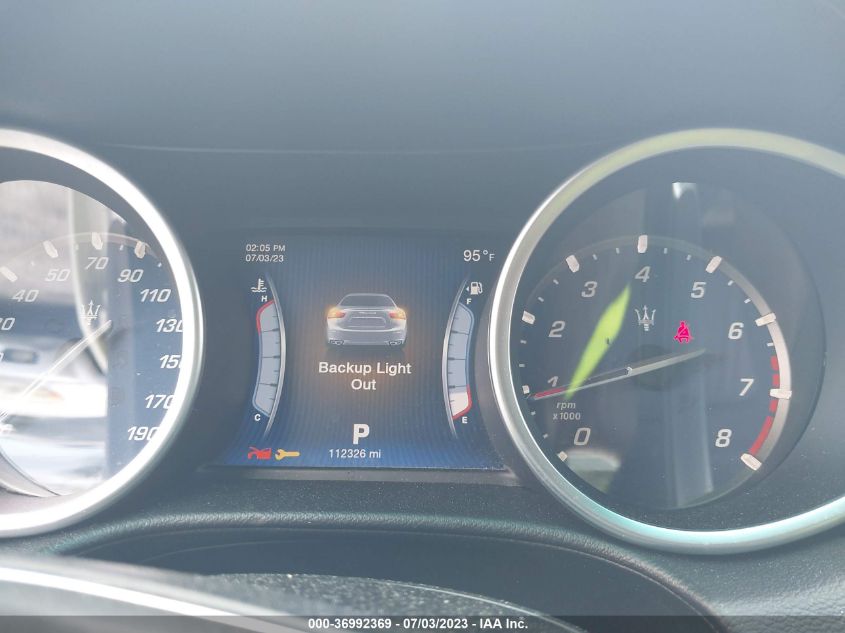 2014 MASERATI GHIBLI ZAM57XSA9E1086468