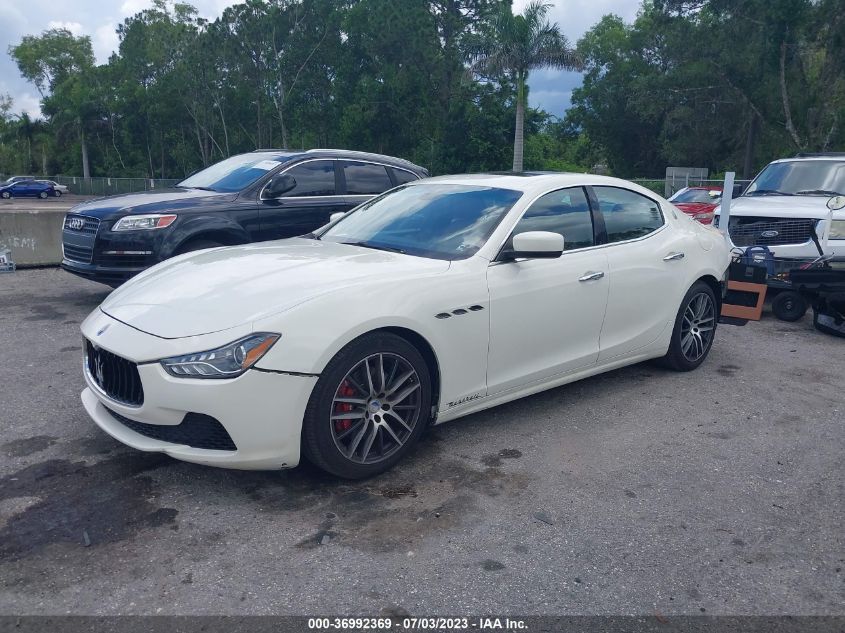 2014 MASERATI GHIBLI ZAM57XSA9E1086468