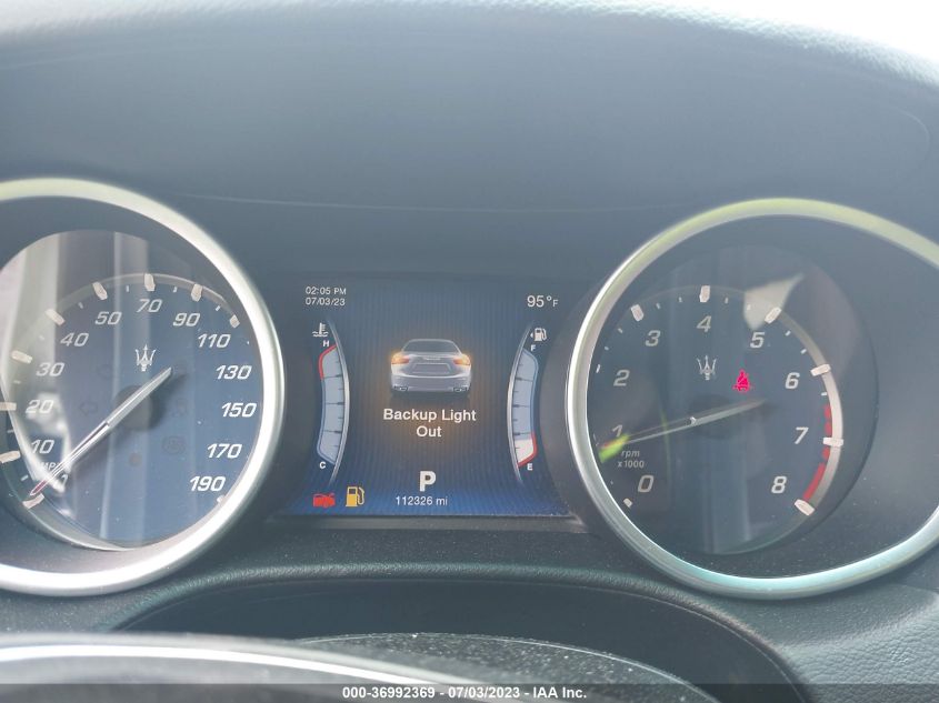 2014 MASERATI GHIBLI ZAM57XSA9E1086468