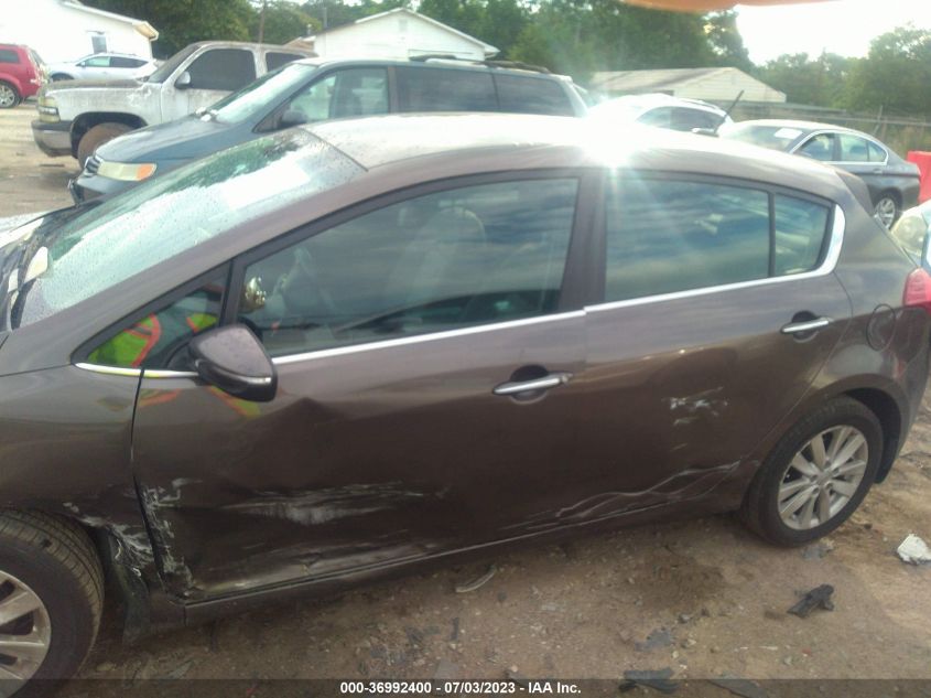 2014 KIA FORTE 5-DOOR EX - KNAFX5A84E5237623