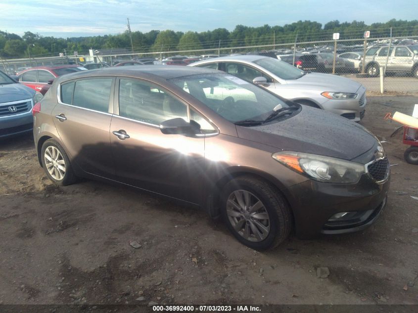 2014 KIA FORTE 5-DOOR EX - KNAFX5A84E5237623