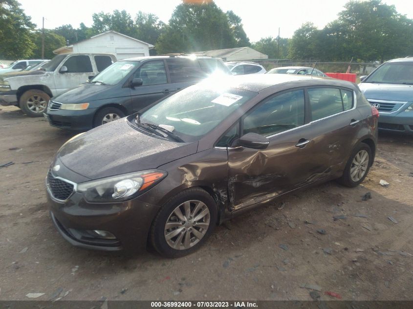 2014 KIA FORTE 5-DOOR EX - KNAFX5A84E5237623
