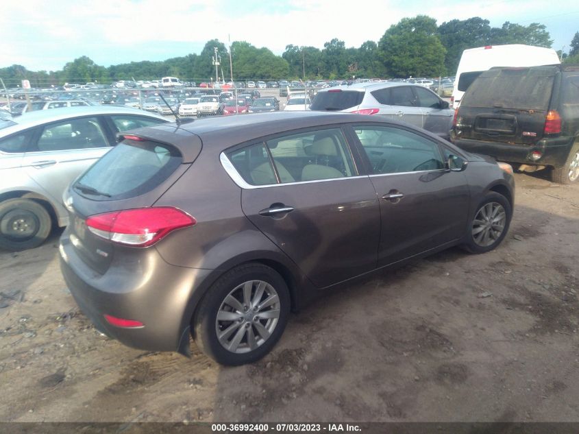 2014 KIA FORTE 5-DOOR EX - KNAFX5A84E5237623