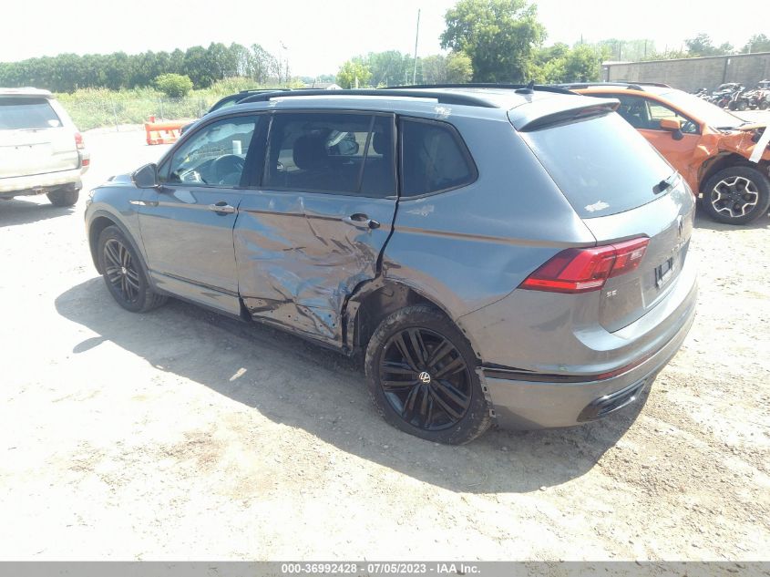 2022 VOLKSWAGEN TIGUAN SE R-LINE BLACK - 3VV8B7AX7NM090710