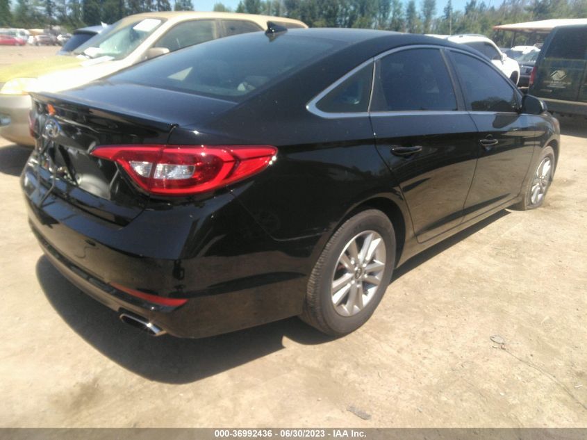 2015 HYUNDAI SONATA 2.4L SE - 5NPE24AF2FH219919