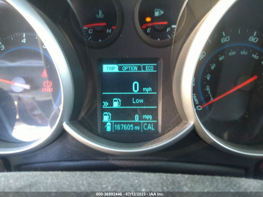 2013 CHEVROLET CRUZE ECO - 1G1PJ5SB6D7255359