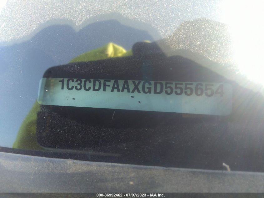 2016 DODGE DART SE - 1C3CDFAAXGD555654