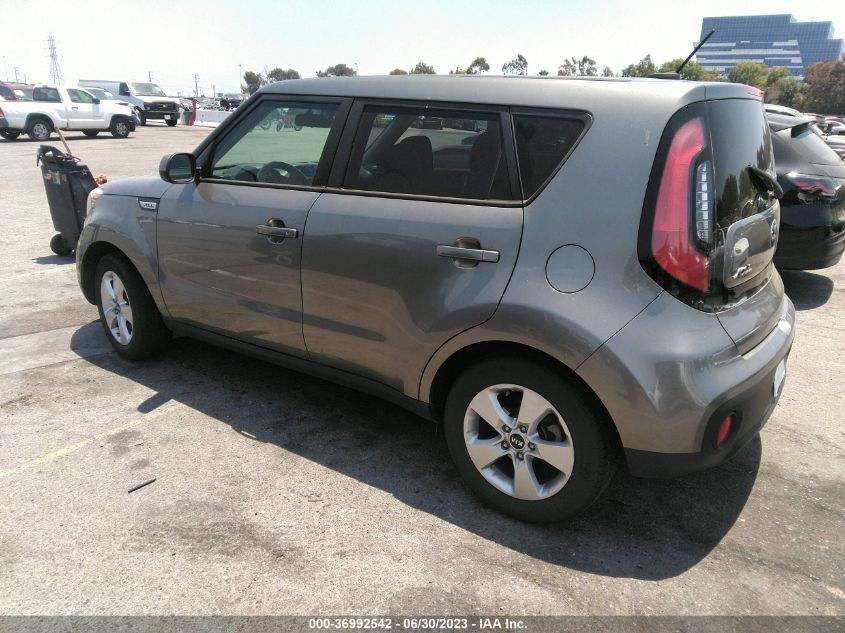 2017 KIA SOUL BASE - KNDJN2A27H7462642