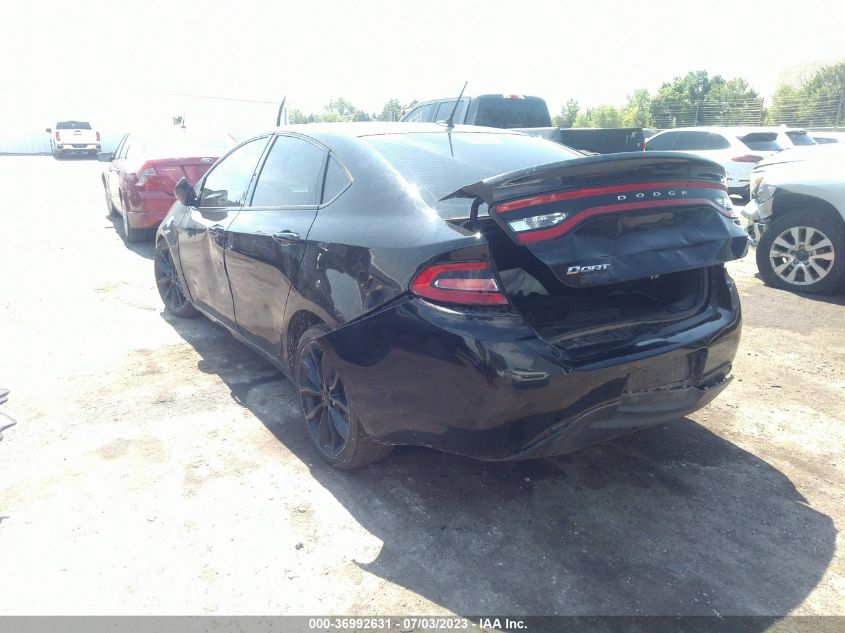 2016 DODGE DART SXT SPORT BLACKTOP - 1C3CDFFA2GD822875