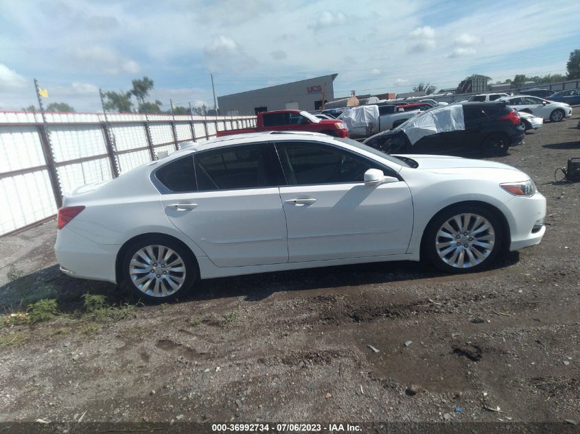 2014 ACURA RLX TECH PKG - JH4KC1F50EC000447