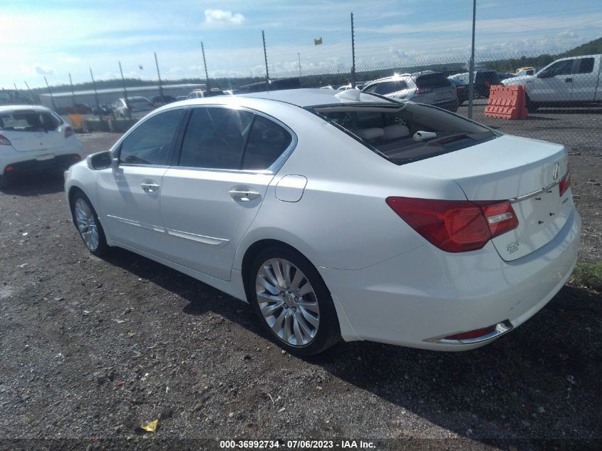 2014 ACURA RLX TECH PKG - JH4KC1F50EC000447