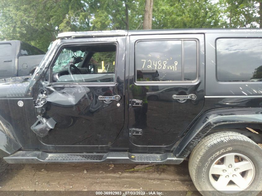 2015 JEEP WRANGLER UNLIMITED SAHARA - 1C4BJWEG4FL619657