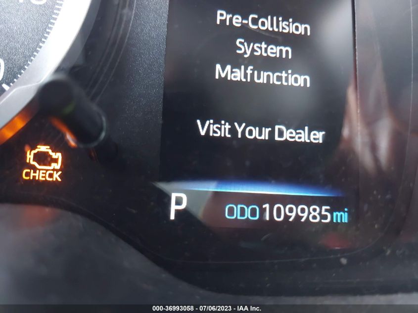 2019 TOYOTA COROLLA HATCHBACK SE/XSE JTNK4RBE5K3063361