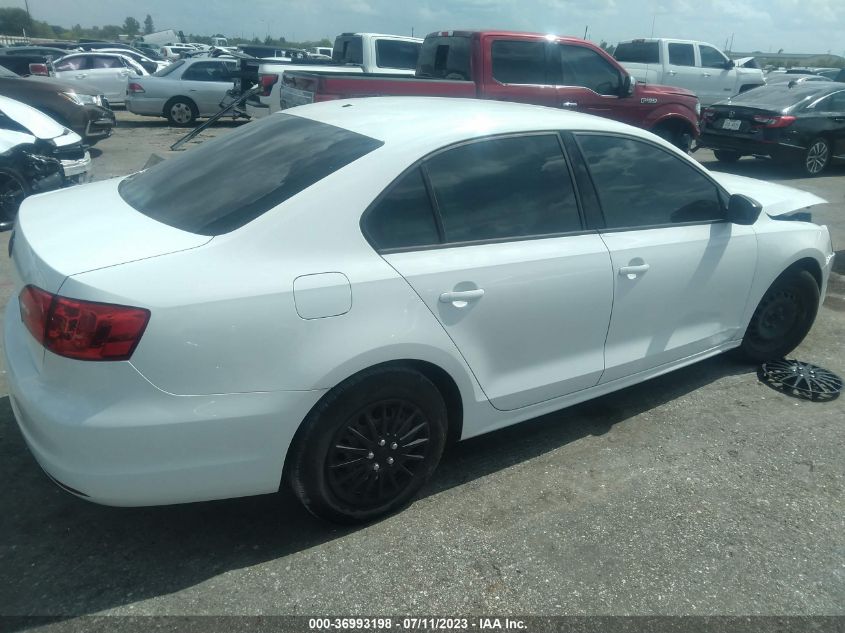 2014 VOLKSWAGEN JETTA SEDAN S - 3VW2K7AJ9EM328957