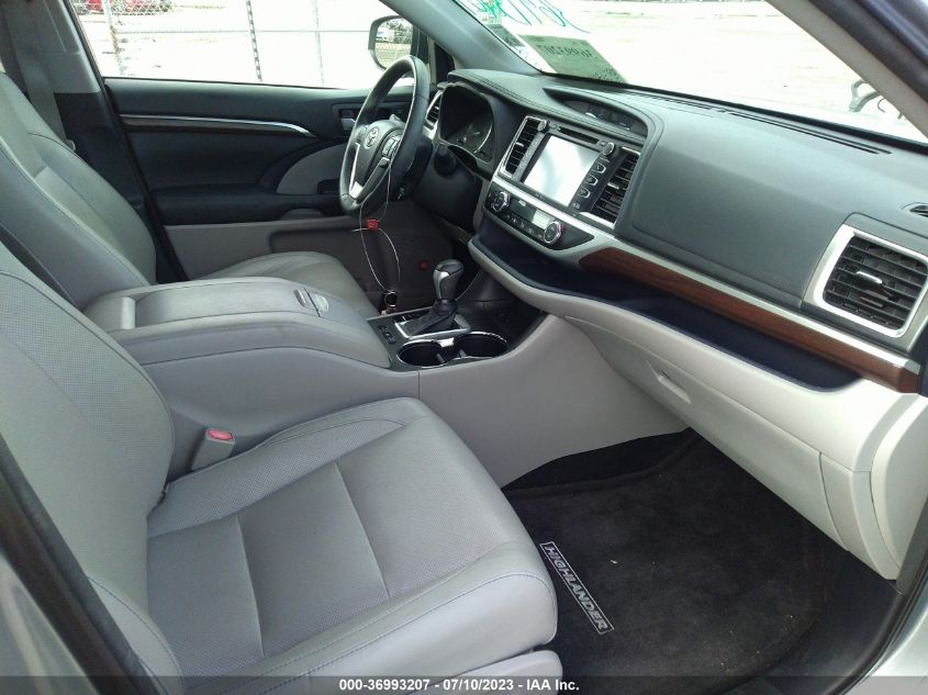 2014 TOYOTA HIGHLANDER LIMITED - 5TDYKRFH8ES026767