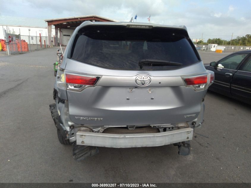 2014 TOYOTA HIGHLANDER LIMITED - 5TDYKRFH8ES026767