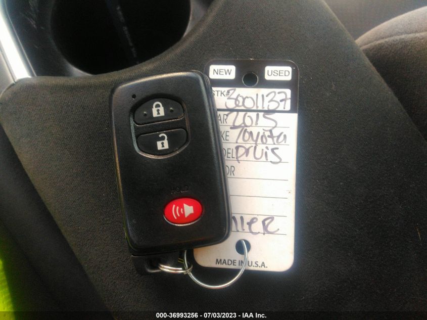 2015 TOYOTA PRIUS FOUR - JTDKN3DU4F1992879