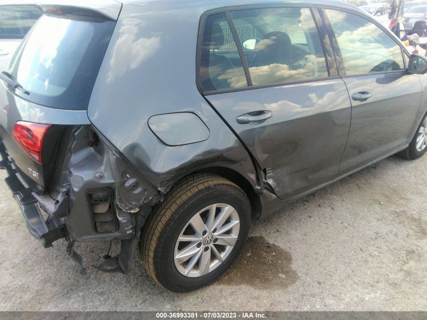 2015 VOLKSWAGEN GOLF TSI S W/SUNROOF - 3VW217AUXFM029315