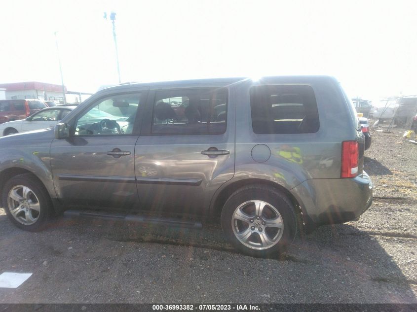 2013 HONDA PILOT EX-L - 5FNYF3H54DB023808