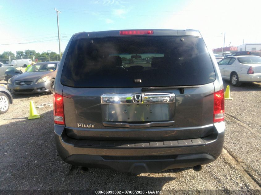 2013 HONDA PILOT EX-L - 5FNYF3H54DB023808