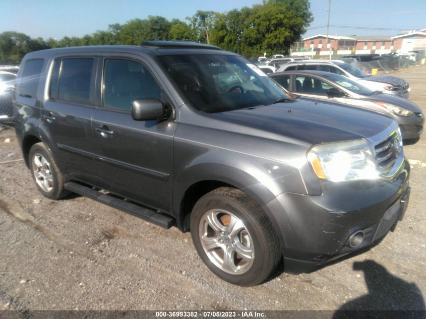 2013 HONDA PILOT EX-L - 5FNYF3H54DB023808