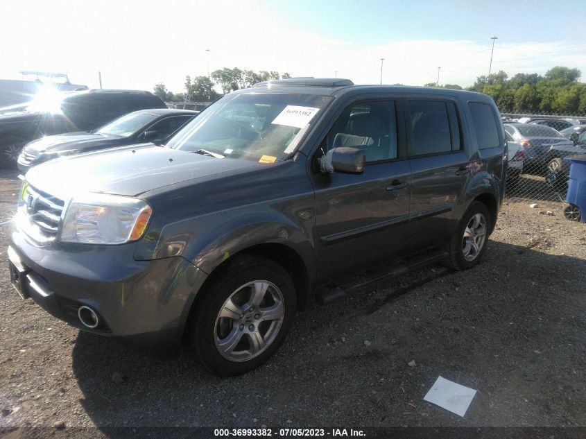 2013 HONDA PILOT EX-L - 5FNYF3H54DB023808