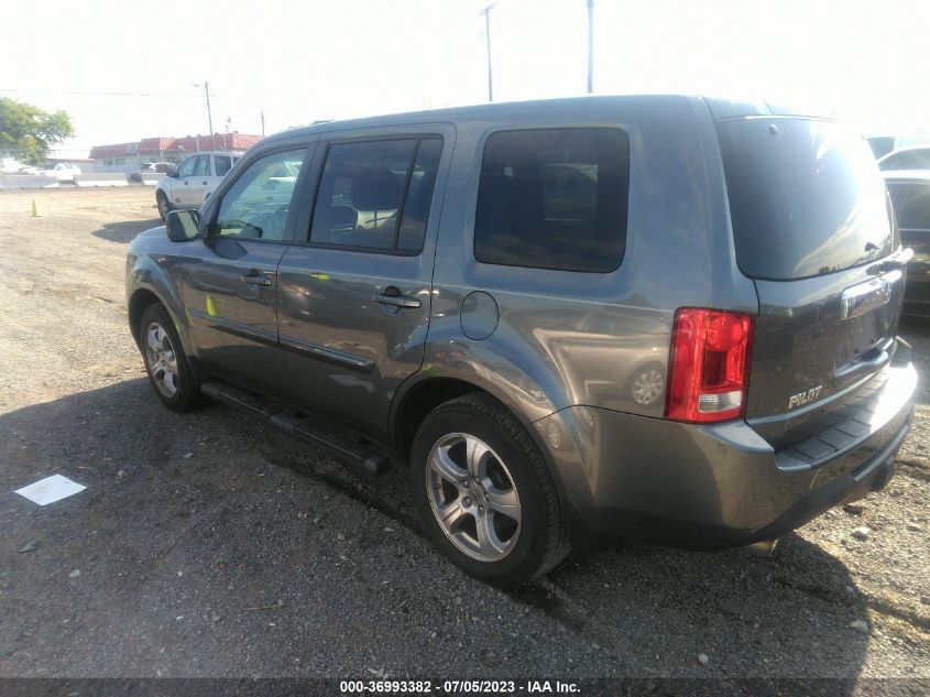 2013 HONDA PILOT EX-L - 5FNYF3H54DB023808
