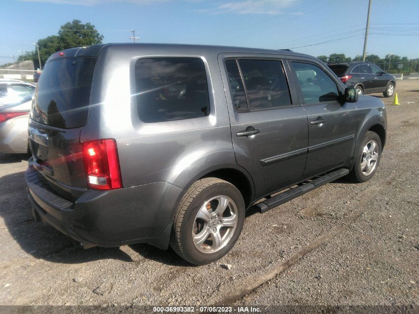 2013 HONDA PILOT EX-L - 5FNYF3H54DB023808