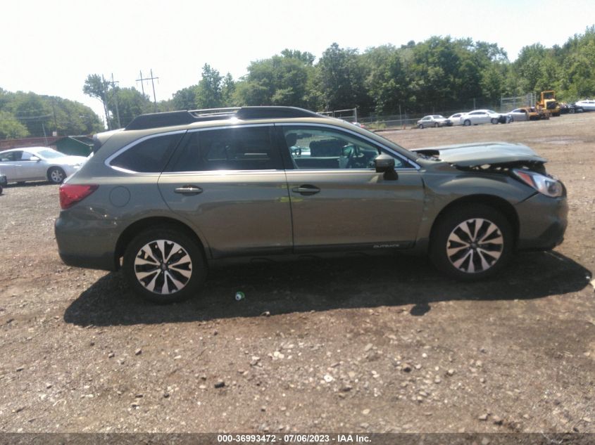 2017 SUBARU OUTBACK LIMITED - 4S4BSANC0H3346325