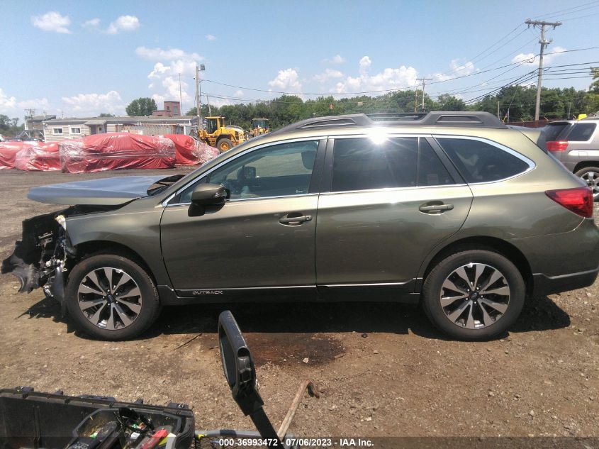 2017 SUBARU OUTBACK LIMITED - 4S4BSANC0H3346325