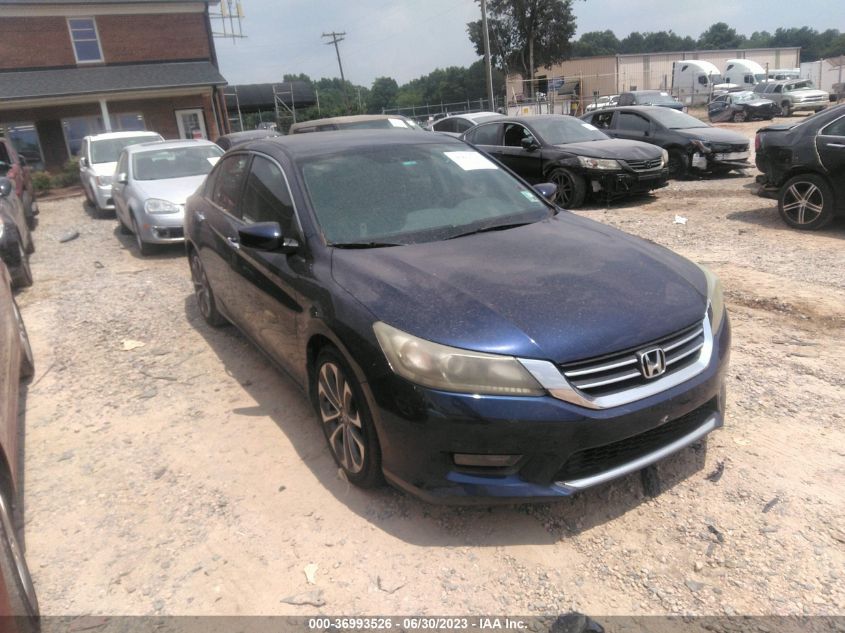 2014 HONDA ACCORD SEDAN SPORT - 1HGCR2F53EA049391