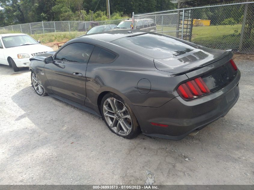 2016 FORD MUSTANG GT - 1FA6P8CF2G5206380