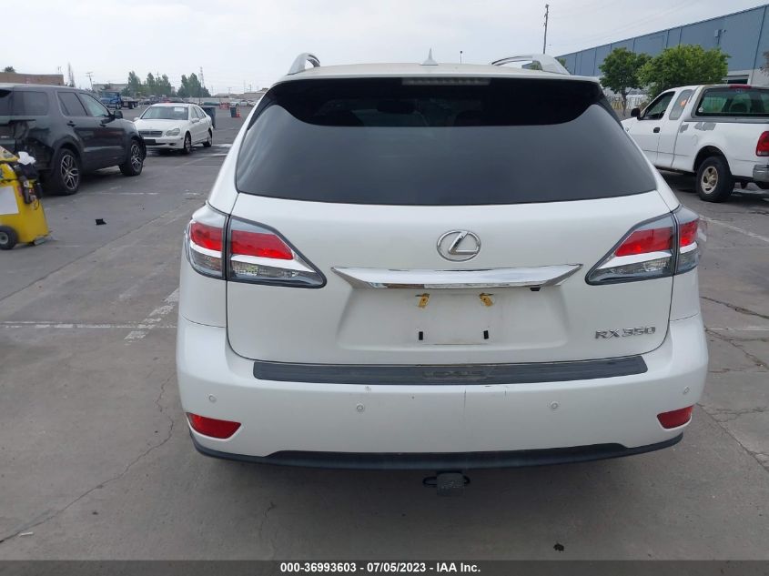 2013 LEXUS RX 350 - JTJZK1BA8D2416771