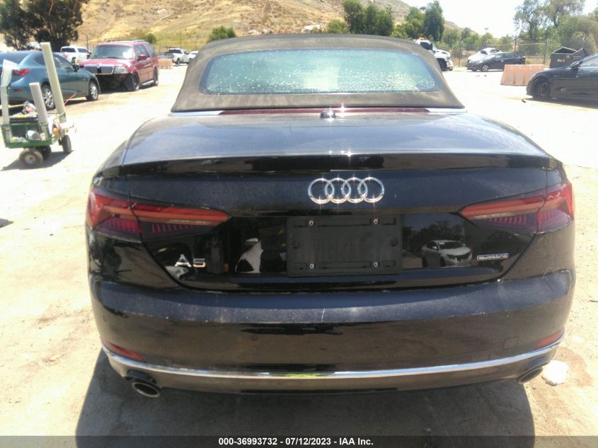 2019 AUDI A5 CABRIOLET PREMIUM PLUS - WAUYNGF52KN000746