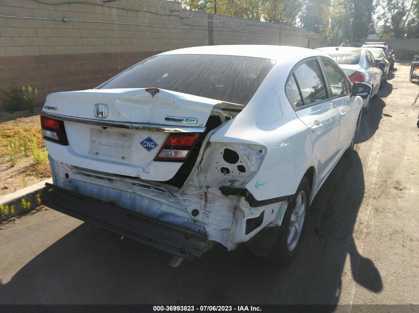 2014 HONDA CIVIC SEDAN CNG - 19XFB5F58EE000024