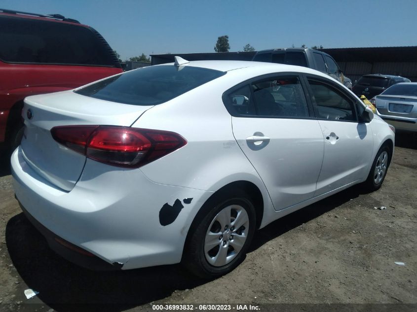 2017 KIA FORTE LX - 3KPFK4A76HE048628