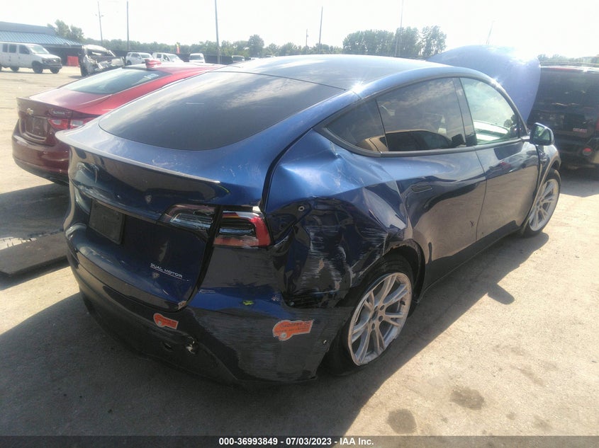 VIN 5YJYGDEE2LF017544 2020 TESLA MODEL Y LONG RANGE