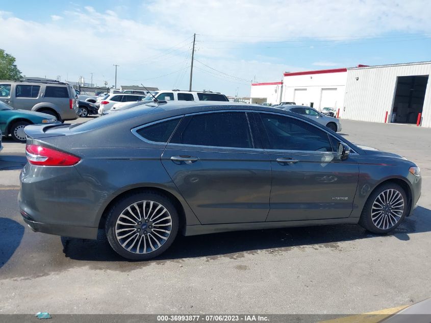 2017 FORD FUSION HYBRID - 3FA6P0RUXHR285772