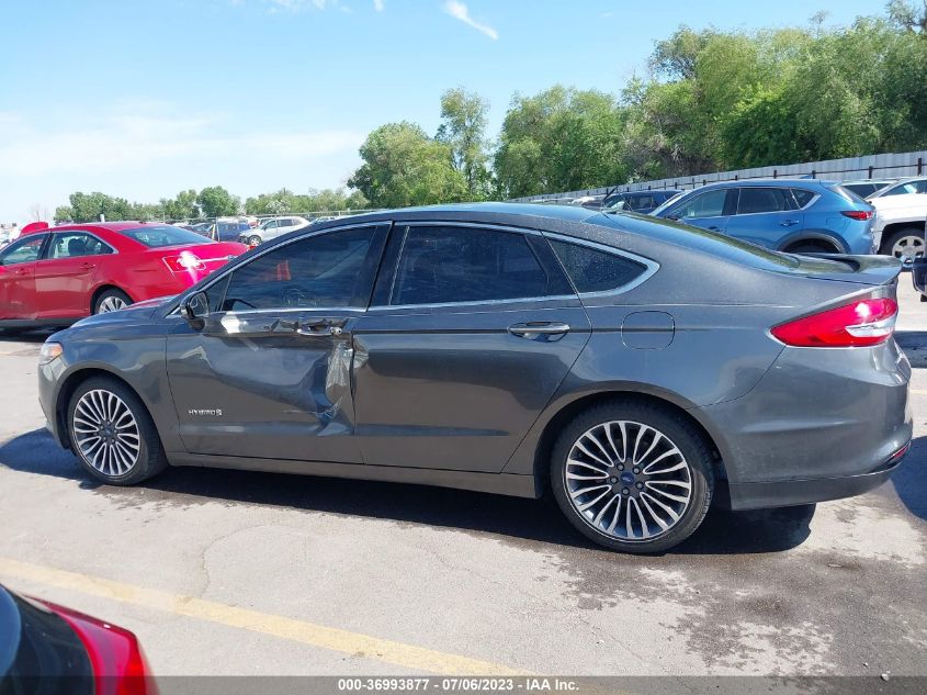 2017 FORD FUSION HYBRID - 3FA6P0RUXHR285772